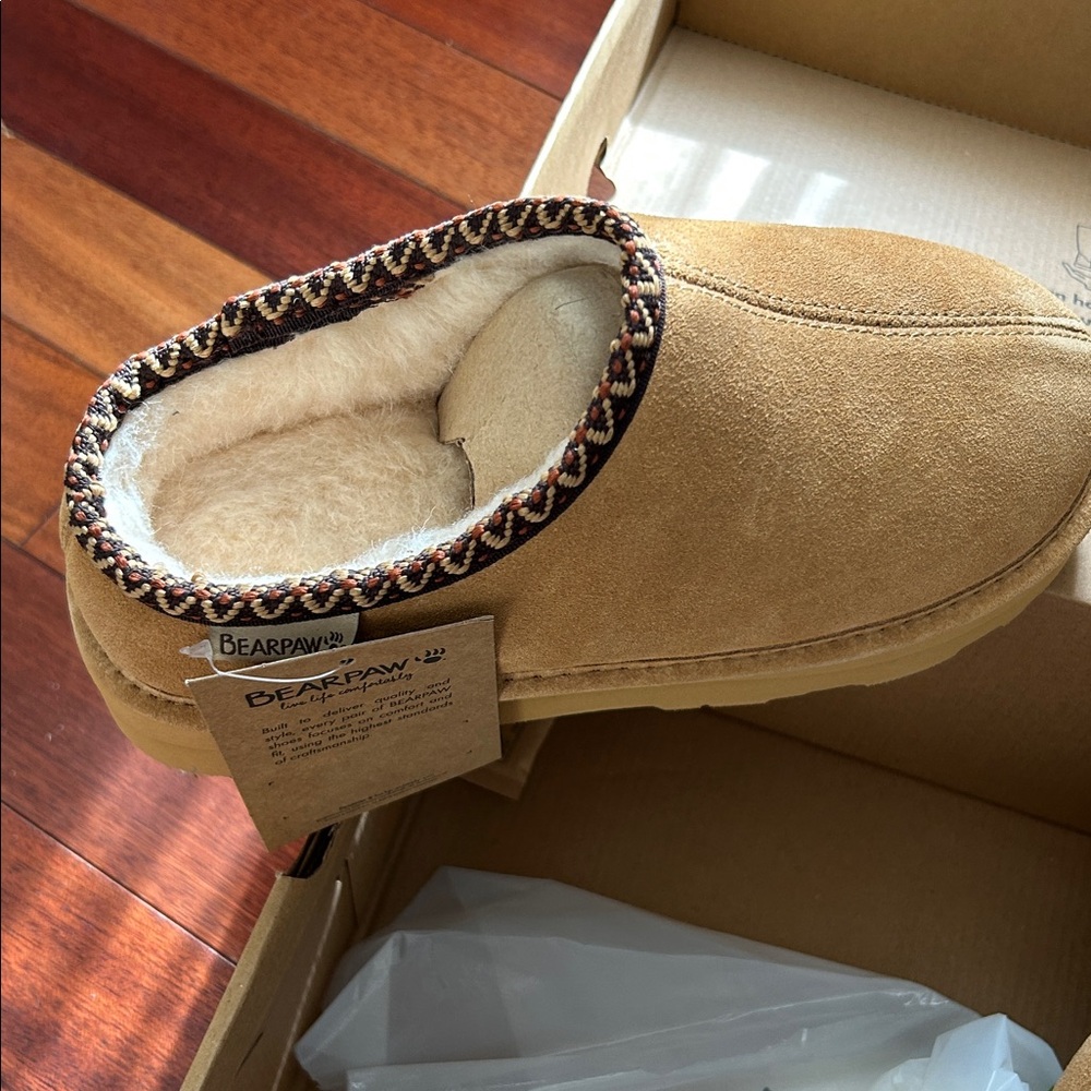 Bearpaw Martis Slipper waterproof Iced Coffee  NIB Size 8 - Picture 8 of 13